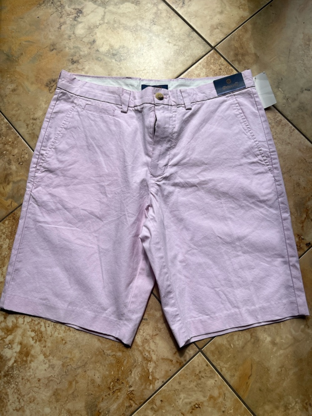 Men's Casual Pink Cotton Shorts